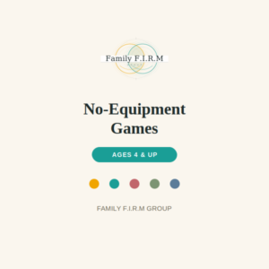 Games Pack, No Equipment Needed, Ages 4-10
