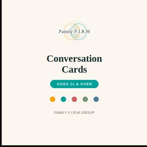 Printable conversation cards for 11+ Years