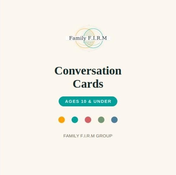 Printable Conversation Cards for 4 to 10 Years